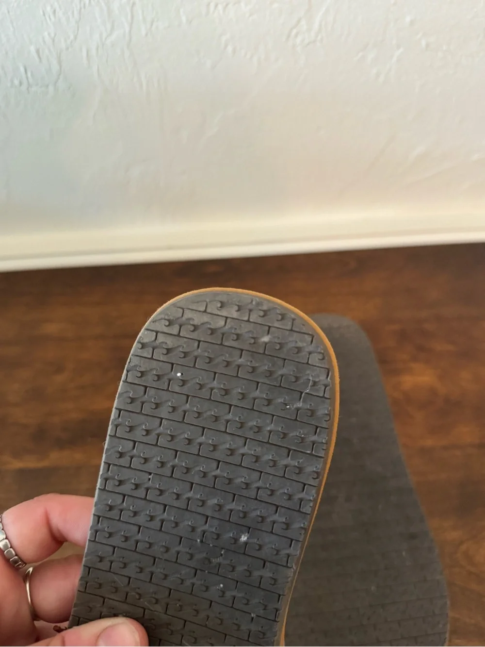 Billabong Women's Woven Tan-Brown Slide Sandals size 8